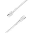 Lemontti Cablu Fast Charge Type-C la Type-C, 45W, 1.2m, Alb