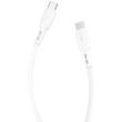 Lemontti Cablu Wind Fast Charge Type-C la Type-C, PD, 65W, 1.2m, Alb