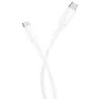 Lemontti Cablu Wind Fast Charge Type-C la Type-C, PD, 65W, 1.2m, Alb