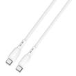 Lemontti Cablu Wind Fast Charge Type-C la Type-C, PD, 65W, 1.2m, Alb