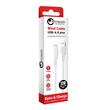 Lemontti Cablu Wind USB-A la tip Lightning, 1.2m, Alb