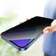 Lemontti Folie Sticla Privacy Full Fit iPhone 15 Plus Negru