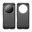 Lemontti Husa Carbon Case Flexible Honor Magic8 Pro Negru