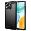 Lemontti Husa Carbon Case Flexible Honor X5c Plus Negru