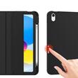 Lemontti Husa Flex Trifold iPad 11 inch 2025 cu suport pentru Pencil, Negru