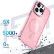Lemontti Husa Glitter MagSafe iPhone 16 Pro Roz