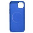 Lemontti Husa Liquid Silicon MagCharge iPhone 14 Albastru (protectie 360°, material fin, captusit cu microfibra)