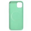 Lemontti Husa Liquid Silicon MagCharge iPhone 14 Fistic (protectie 360°, material fin, captusit cu microfibra)