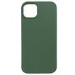 Lemontti Husa Liquid Silicon MagCharge iPhone 14 Plus Verde (protectie 360°, material fin, captusit cu microfibra)