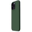 Lemontti Husa Liquid Silicon MagCharge iPhone 14 Pro Verde (protectie 360°, material fin, captusit cu microfibra)