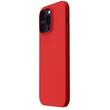Lemontti Husa Liquid Silicon MagCharge iPhone 14 Pro Max Rosu (protectie 360°, material fin, captusit cu microfibra)