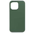 Lemontti Husa Liquid Silicon MagCharge iPhone 14 Pro Max Verde (protectie 360°, material fin, captusit cu microfibra)