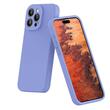 Lemontti Husa Liquid Silicon MagCharge iPhone 15 Pro Lila (protectie 360°, material fin, captusit cu microfibra)