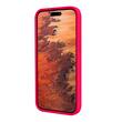 Lemontti Husa Liquid Silicon MagCharge iPhone 15 Pro Max Roz Neon (protectie 360°, material fin, captusit cu microfibra)