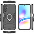 Lemontti Husa Ring Armor Samsung Galaxy A05s Negru