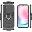 Lemontti Husa Ring Armor Samsung Galaxy A25 / A24 Negru