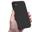 Lemontti Husa Silicon Soft Slim Samsung Galaxy A05 Negru (material mat si fin, captusit cu microfibra)
