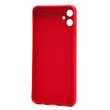 Lemontti Husa Silicon Soft Slim Samsung Galaxy A05 Rosu (material mat si fin, captusit cu microfibra)