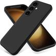 Lemontti Husa Silicon Soft Slim Samsung Galaxy A05s Negru (material mat si fin, captusit cu microfibra)