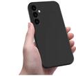 Lemontti Husa Silicon Soft Slim Samsung Galaxy A05s Negru (material mat si fin, captusit cu microfibra)