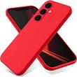 Lemontti Husa Silicon Soft Slim Samsung Galaxy A05s Rosu (material mat si fin, captusit cu microfibra)