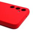 Lemontti Husa Silicon Soft Slim Samsung Galaxy A05s Rosu (material mat si fin, captusit cu microfibra)