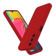 Lemontti Husa Silicon Soft Slim Samsung Galaxy A14 5G Rosu (material mat si fin, captusit cu microfibra)