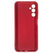 Lemontti Husa Silicon Soft Slim Samsung Galaxy A14 5G Rosu (material mat si fin, captusit cu microfibra)