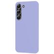 Lemontti Husa Silicon Soft Slim Samsung Galaxy S23 Plus, material mat si fin, captusit cu microfibra, Lila