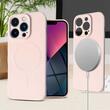 Lemontti Husa Silicon iPhone 15 Pro MagSafe Roz