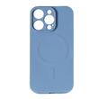 Lemontti Husa Silicon iPhone 15 Pro Max MagSafe Albastru