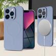 Lemontti Husa Silicon iPhone 15 Pro Max MagSafe Gri