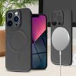 Lemontti Husa Silicon iPhone 15 Pro Max MagSafe Negru