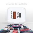 Lemontti Incarcator Retea GaN Dual Port 1x Type-C si 1x USB-A, 25W, EU Plug, Alb