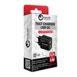 Lemontti Incarcator Retea Fast Charge 30W 2 porturi USB-A QC 3.0 + USB-A 2.4A Negru