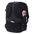 Lemontti Rucsac Smart Premium cu Vacuum si pompa vid 5 capete inclusa, 30-60L pentru cabina avion, impermeabil, doua mufe incarcare USB: USB-A si Type-C, extensie suplimentara, sistem antifurt, Negru
