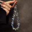 Lemontti Snur de mana pentru telefon Crystal Aurora, 30cm, Albastru
