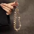 Lemontti Snur de mana pentru telefon Crystal Aurora, 30cm, Auriu