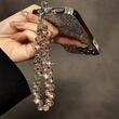 Lemontti Snur de mana pentru telefon Crystal Aurora, 30cm, Auriu