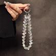 Lemontti Snur de mana pentru telefon Crystal Aurora, 30cm, Mov