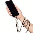 Lemontti Snur telefon cu perle, 120cm, Negru