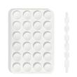 Lemontti Suport Silicon Duo cu ventuze pentru telefon Alb