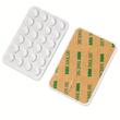 Lemontti Suport Silicon cu ventuze pentru telefon Alb