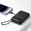 Mcdodo Acumulator Extern Digial Display 10000mAh, 22.5W, cablu Lightning inclus, Negru,resigilat