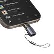 Mcdodo Adaptor OTG Lightning la Type-C,60W, Aliaj de aluminiu, Incarcare si sincronizare date, cu indicator luminos, cu snur, Negru