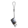 Mcdodo Adaptor OTG Type-C la USB 3.0, Aliaj de aluminiu, Incarcare si sincronizare date, cu indicator luminos, snur de prindere, Negru