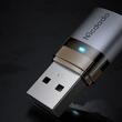 Mcdodo Adaptor OTG Type-C la USB 3.0, Aliaj de aluminiu, Incarcare si sincronizare date, cu indicator luminos, snur de prindere, Negru