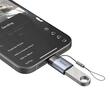 Mcdodo Adaptor OTG USB la Lightning, Aliaj de aluminiu, Incarcare si sincronizare date, cu indicator luminos, cu snur, Negru