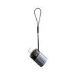Mcdodo Adaptor OTG USB la Lightning, Aliaj de aluminiu, Incarcare si sincronizare date, cu indicator luminos, cu snur, Negru