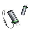 Mcdodo Adaptor Type-C la Lightning, 36W, Fast Charge, Auto Power Off 3A, 480Mbps, cip E-Mark, snur, Negru